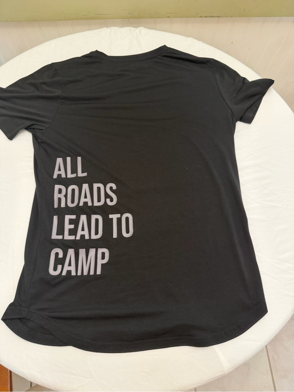 United Black Graphic Tee - "All Roads Lead To Camp"